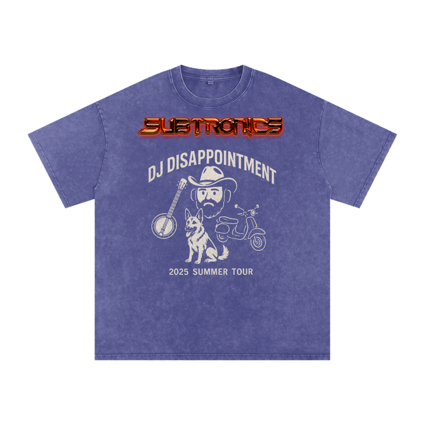 Acid Wash Oversize T-Shirt - 250 GSM