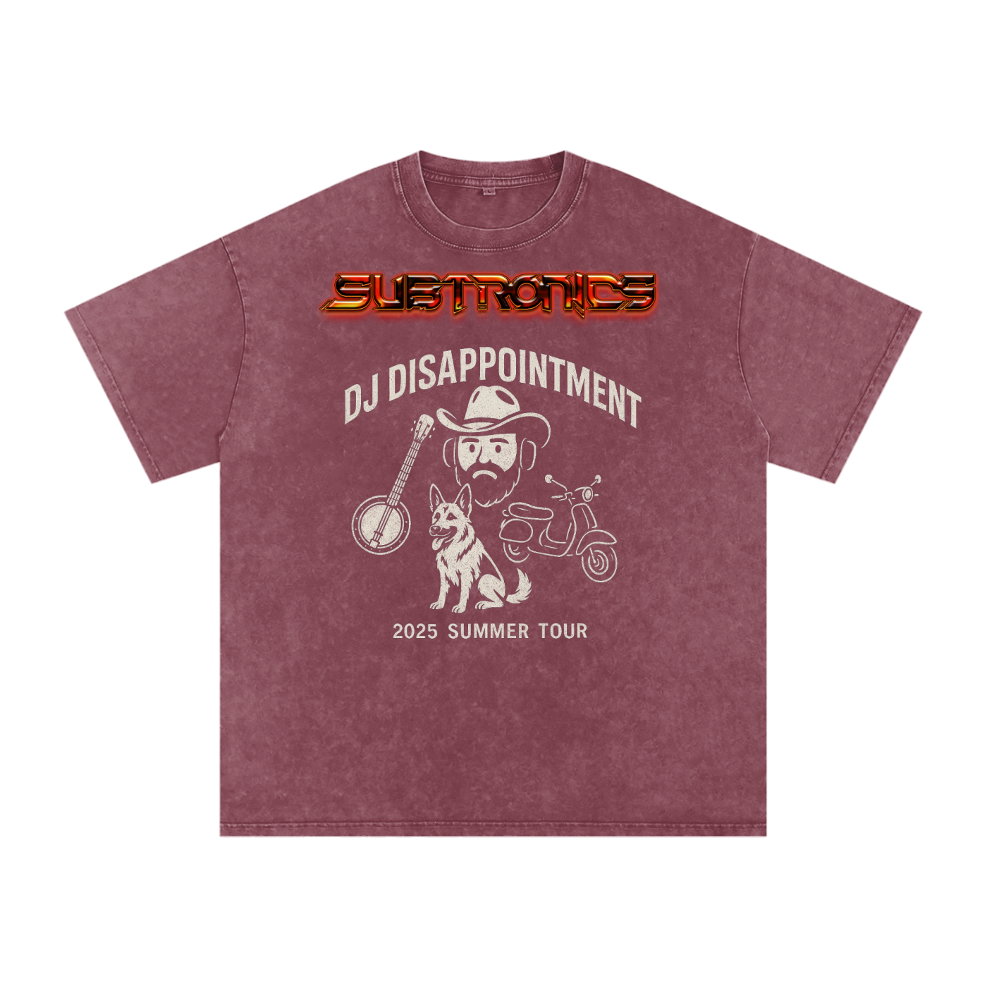 Acid Wash Oversize T-Shirt - 250 GSM
