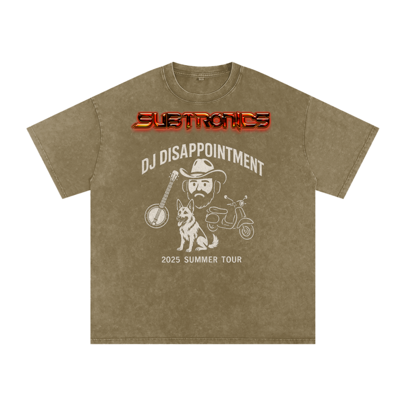 Acid Wash Oversize T-Shirt - 250 GSM