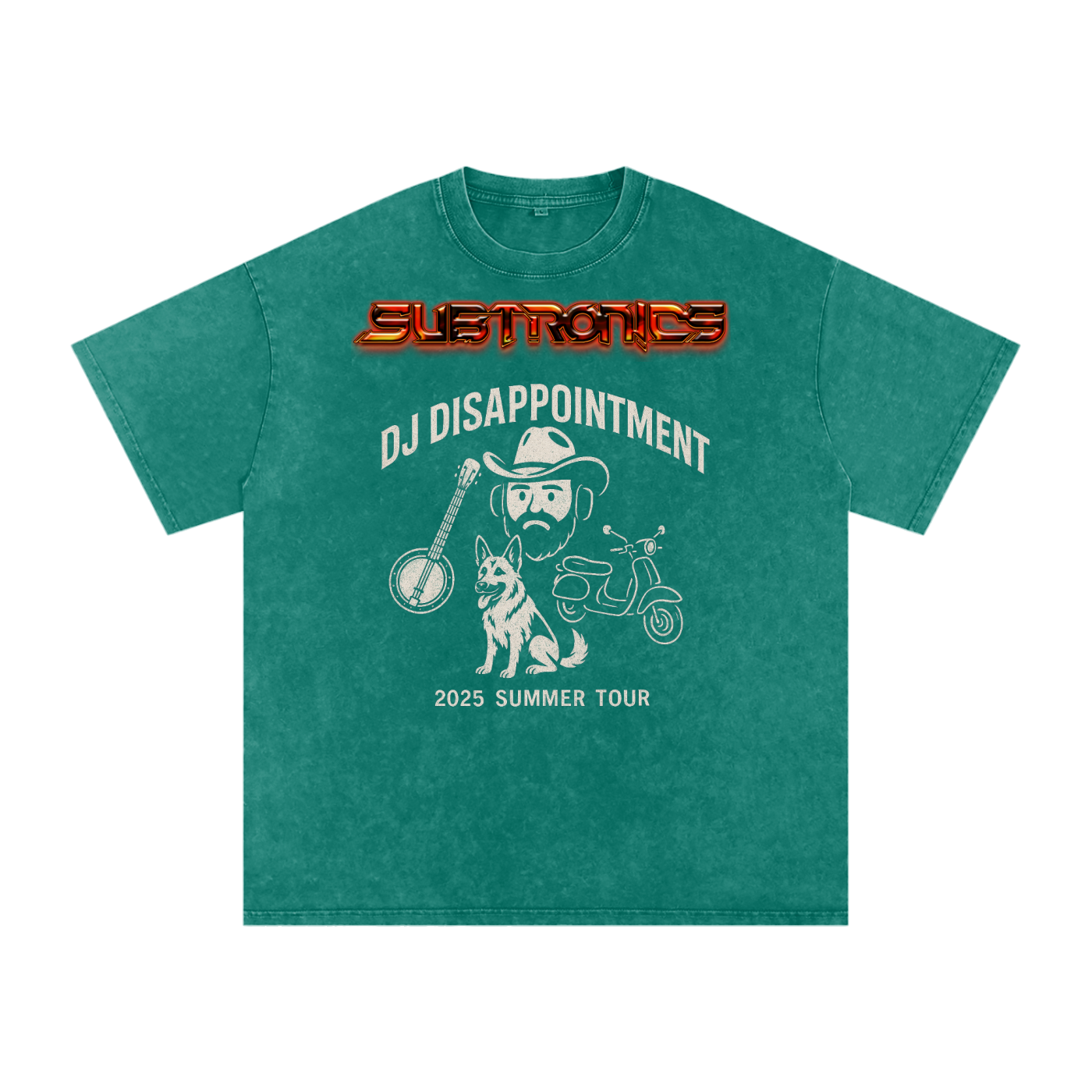 Acid Wash Oversize T-Shirt - 250 GSM
