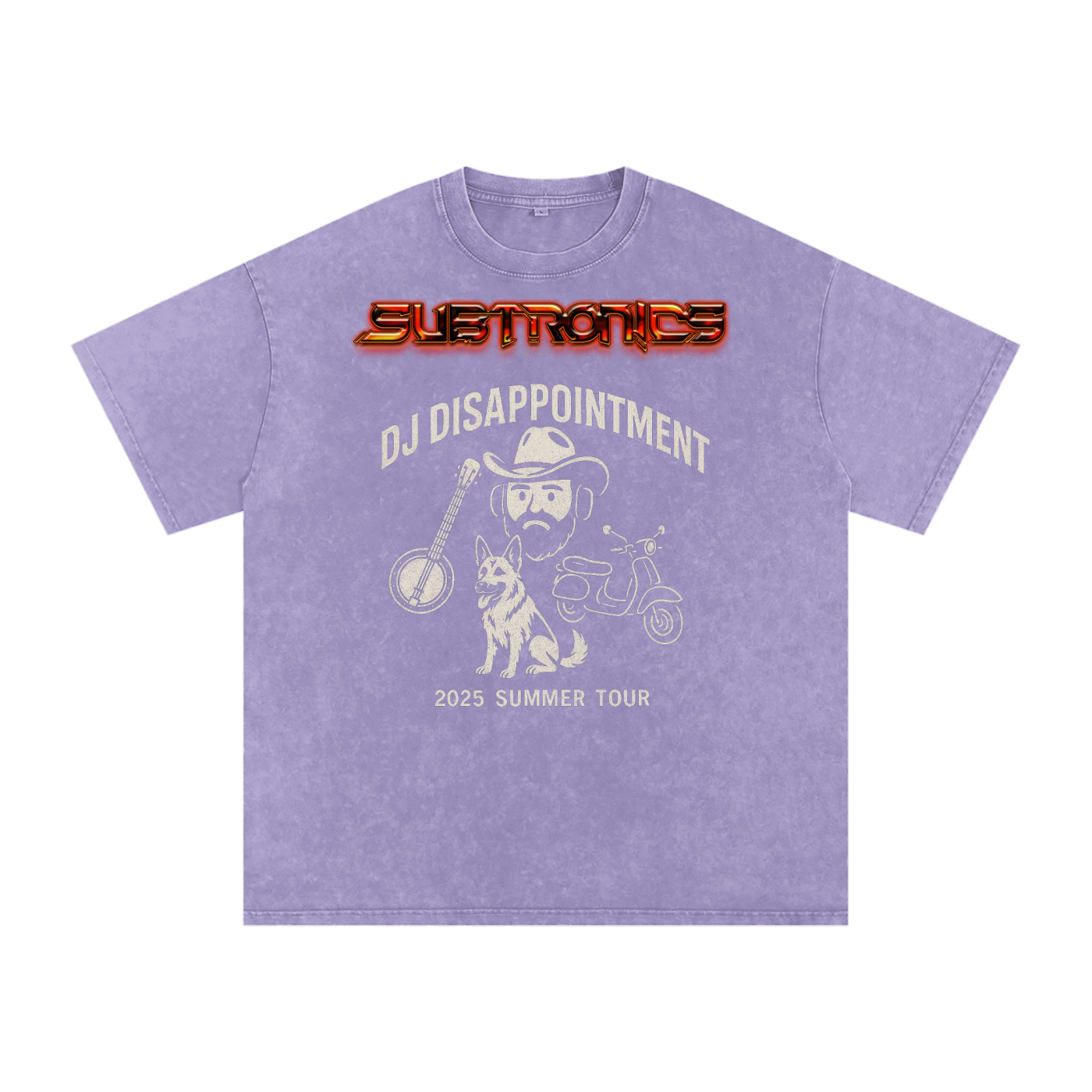 Acid Wash Oversize T-Shirt - 250 GSM