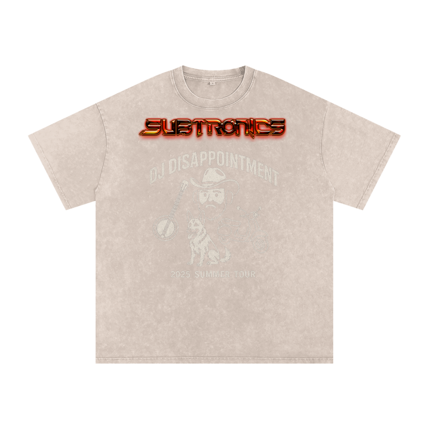 Acid Wash Oversize T-Shirt - 250 GSM