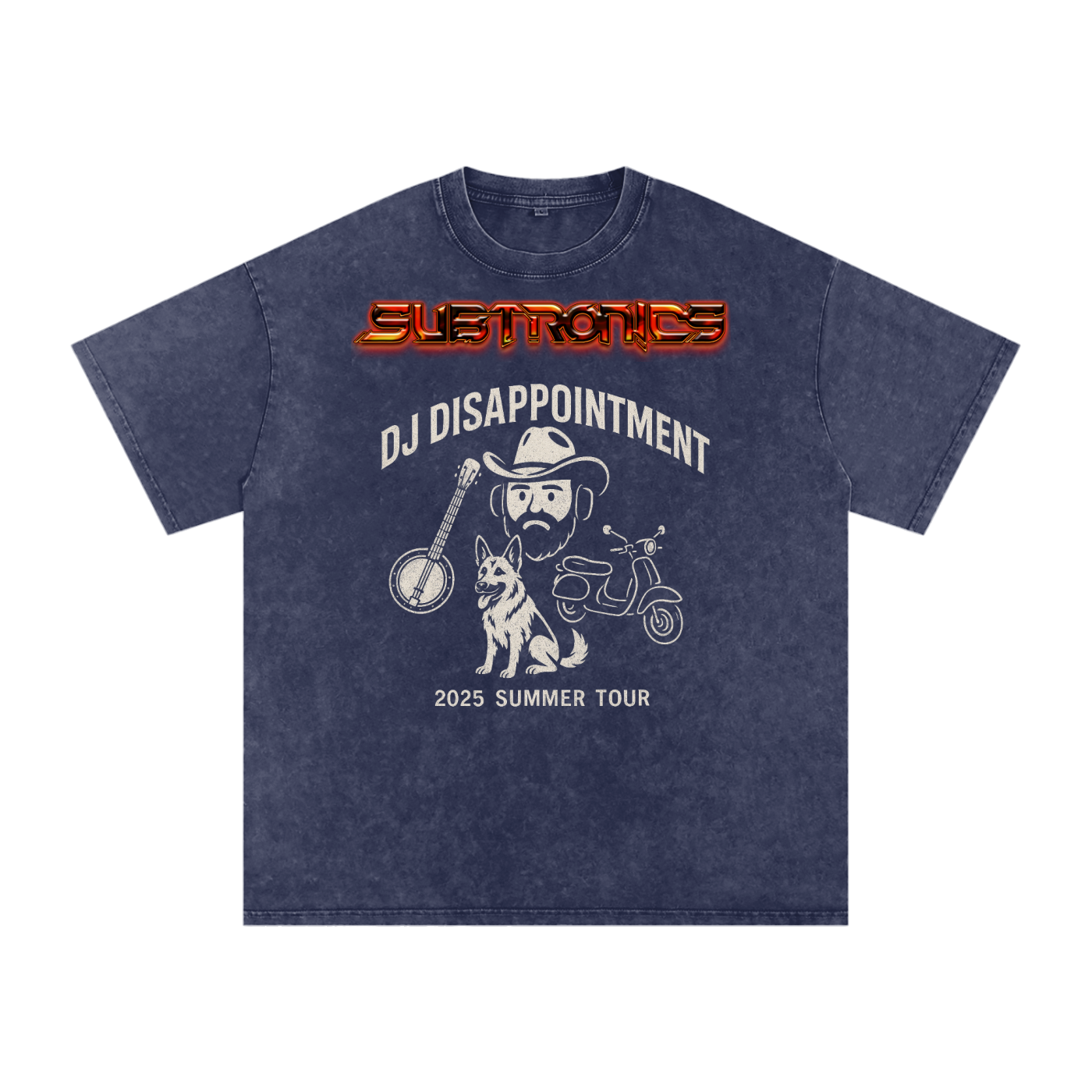 Acid Wash Oversize T-Shirt - 250 GSM