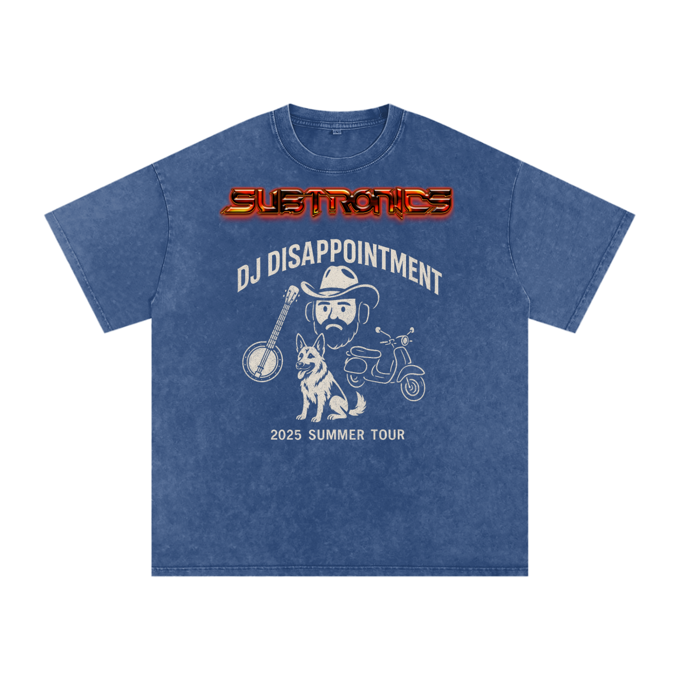 Acid Wash Oversize T-Shirt - 250 GSM