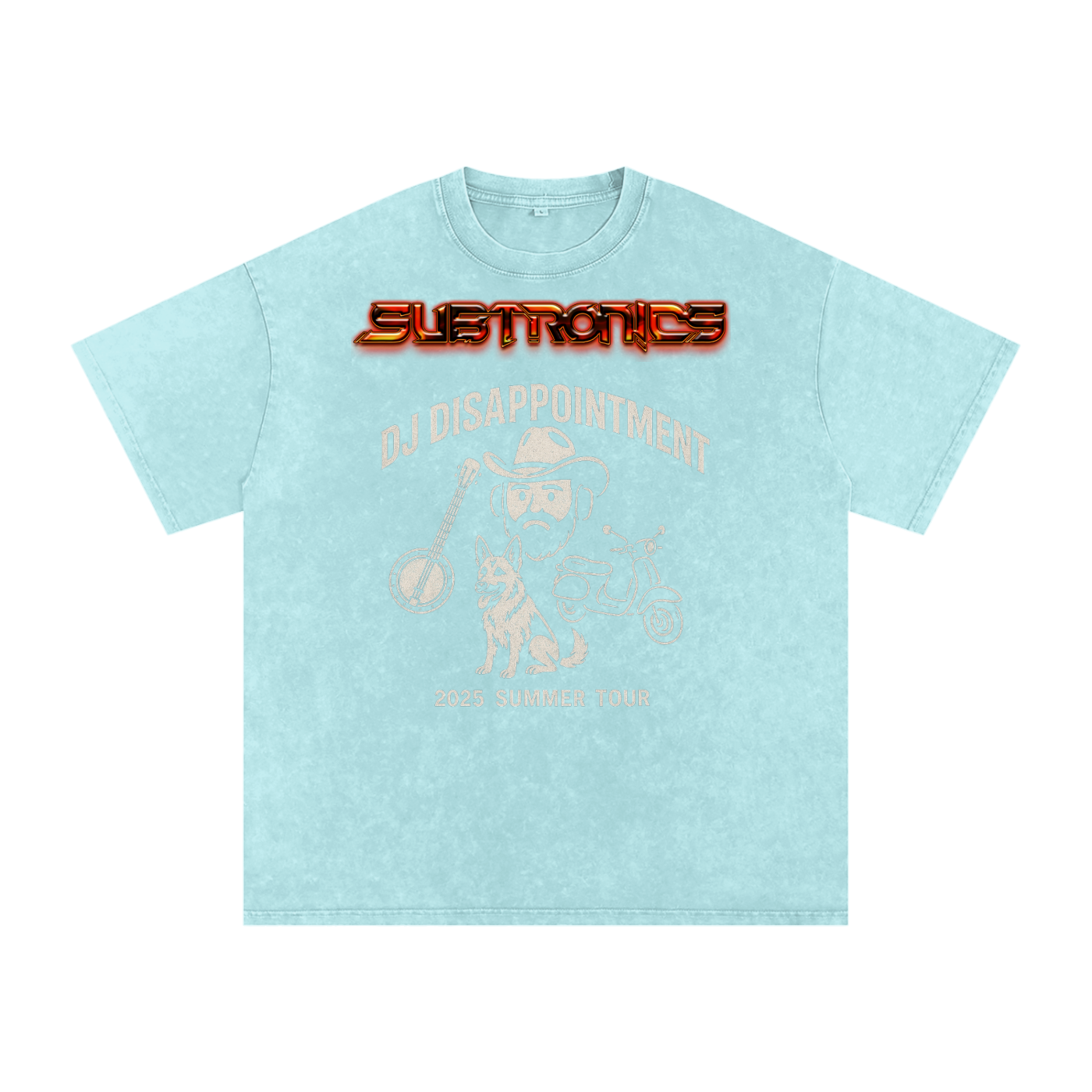 Acid Wash Oversize T-Shirt - 250 GSM