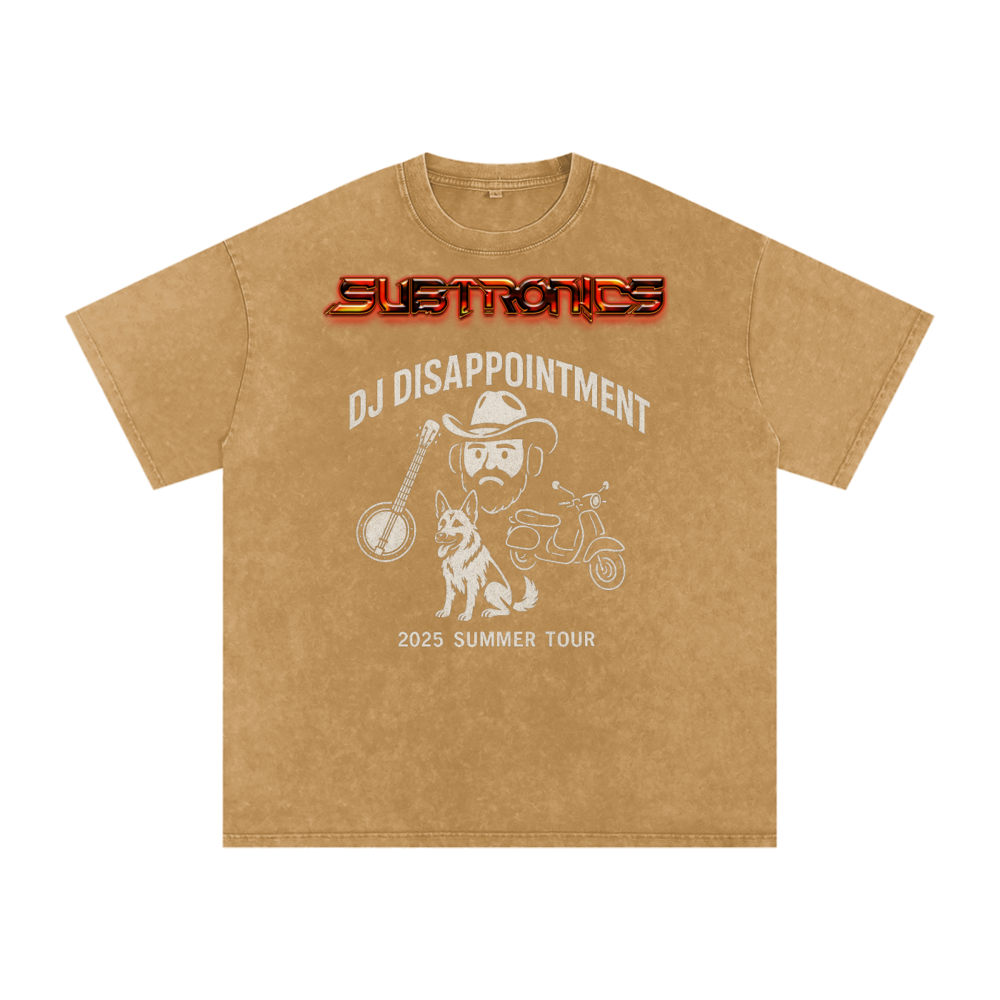 Acid Wash Oversize T-Shirt - 250 GSM