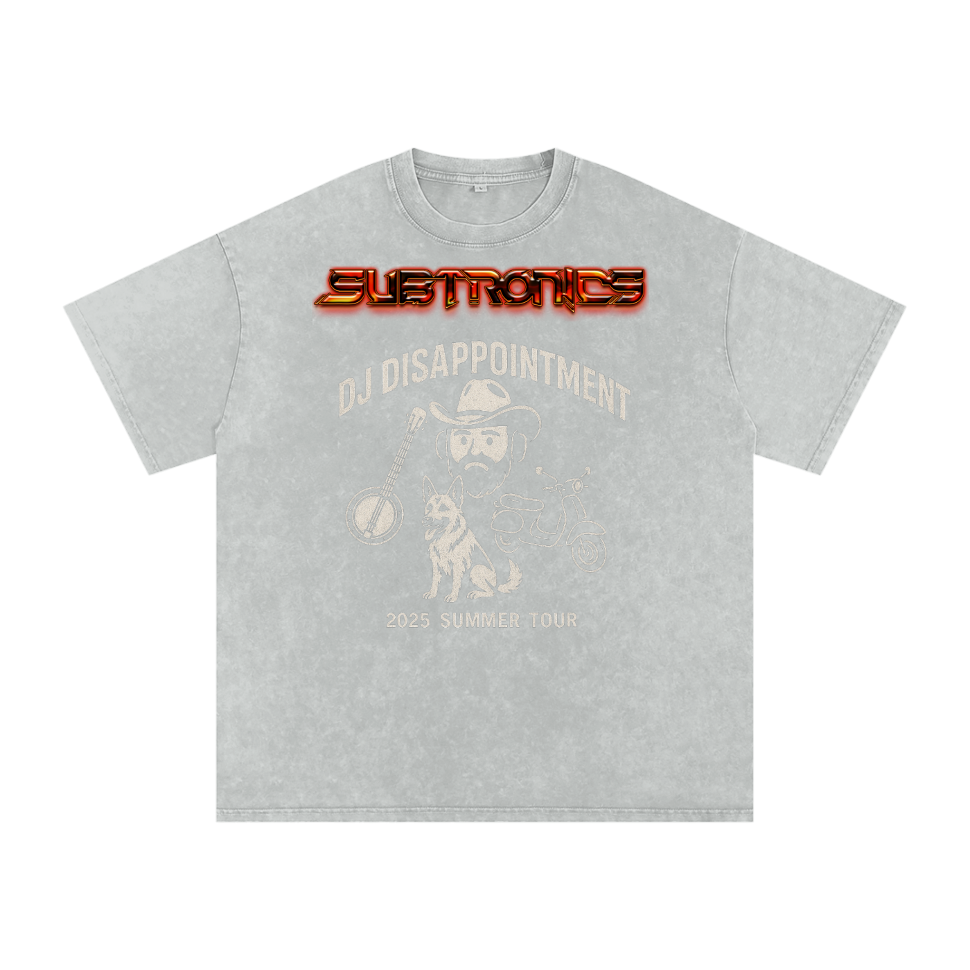 Acid Wash Oversize T-Shirt - 250 GSM