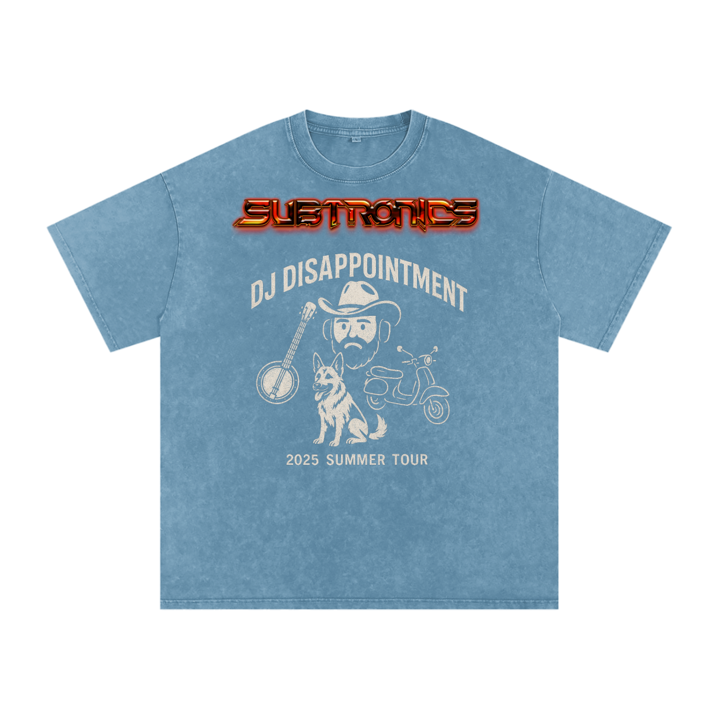 Acid Wash Oversize T-Shirt - 250 GSM