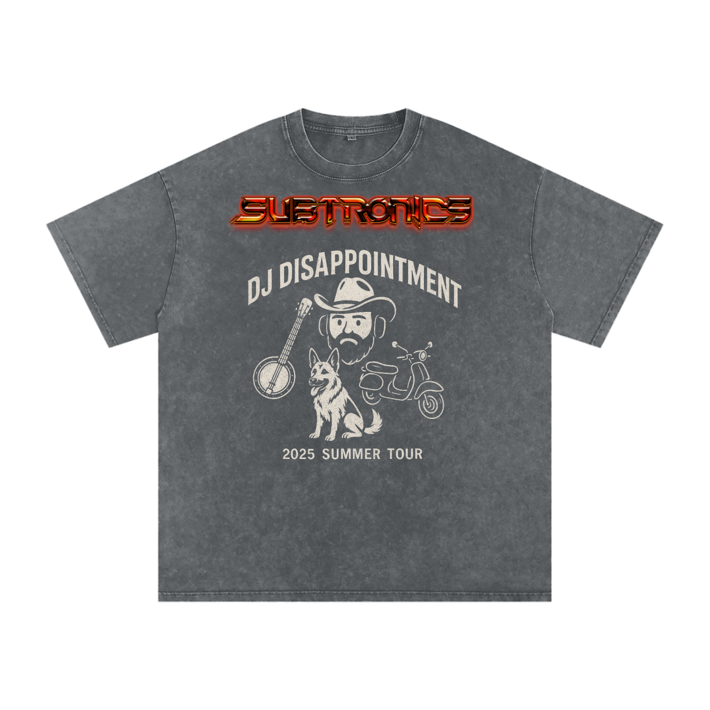 Acid Wash Oversize T-Shirt - 250 GSM