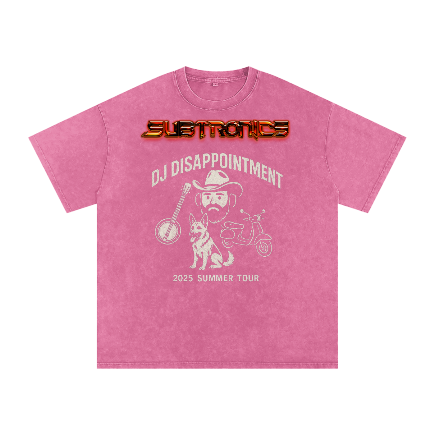 Acid Wash Oversize T-Shirt - 250 GSM